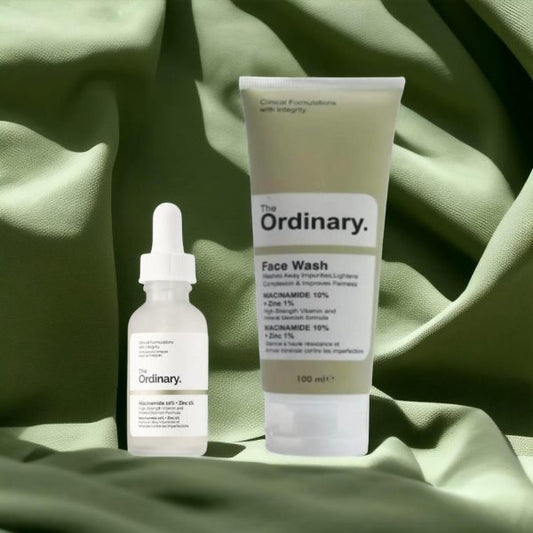 2 In 1 Skin Care Deal | The Ordinary Face Wash Azelaic Acid Suspension 10% & Niacinamide Serum