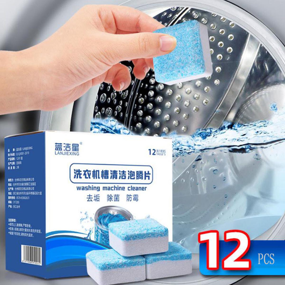 Washing Machine Cleaner Tablets – Eliminate Odor, Limescale & Residue in All Washer Types