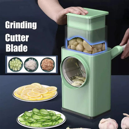 3-in-1 Manual Vegetable Slicer | Cheese Grater & Chopper