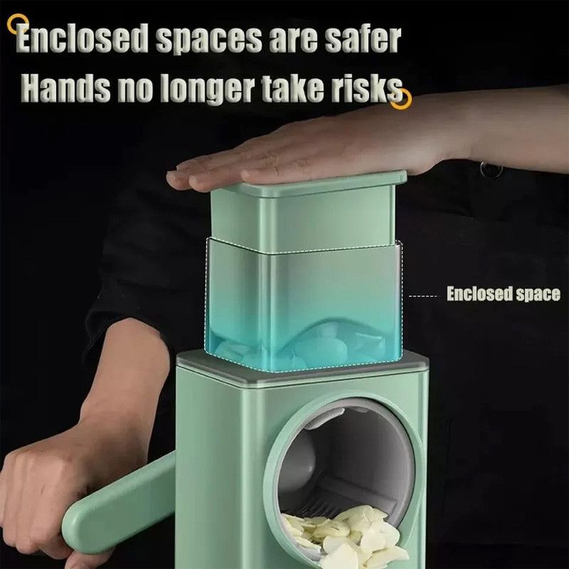 3-in-1 Manual Vegetable Slicer | Cheese Grater & Chopper