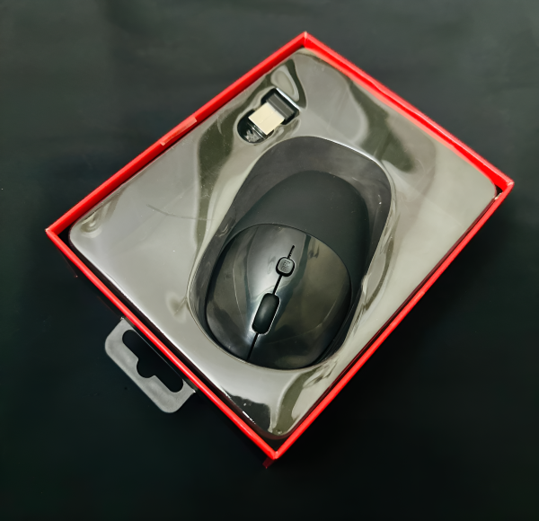 Coby Gel-Tech Wireless Optical Mouse – Anti-Stress Silicone 3-Button Laser Mouse for Laptop & PC (9ft Range)